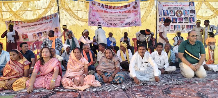 *ग्राम उरवाही में स्वर्गीय लाल श्याम शाह महाराज की पुण्यतिथि के कार्मेंयक्रम में उपस्थित हुई जिला पंचायत अध्यक्ष*