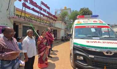 *मोहला-मानपुर-औंधी समेत चौकी के लिए नवीन 108 वाहन को हरी झंडी दिखाकर जिला पंचायत अध्यक्ष ने किया रवाना*