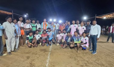 *ग्राम पुतरगोंदी कला के कबड्डी प्रतियोगिता समापन कार्यक्रम में सम्मिलित हुई जिला पंचायत अध्यक्ष*