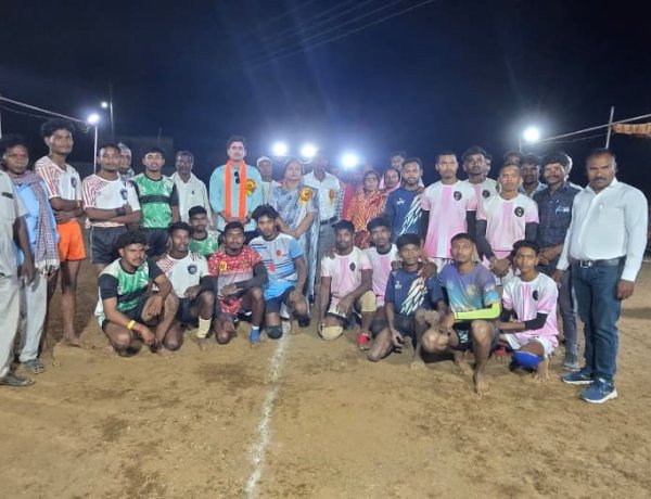 *ग्राम पुतरगोंदी कला के कबड्डी प्रतियोगिता समापन कार्यक्रम में सम्मिलित हुई जिला पंचायत अध्यक्ष*