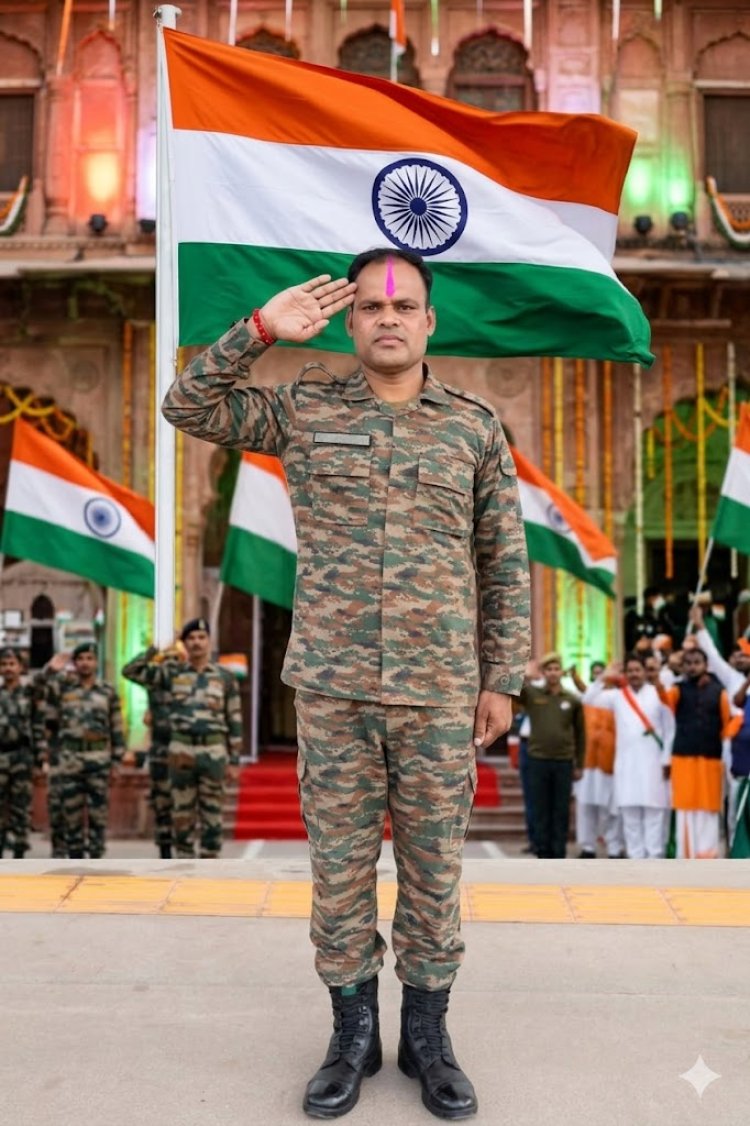 शौर्य और समर्पण की मिसाल, देश सेवा के 21 वर्ष बाद नायक हीरा लाल साहू का भव्य स्वागत