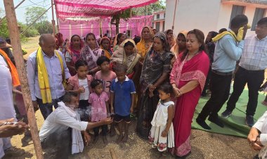 *जिला पंचायत अध्यक्ष रही अंबागढ़ चौकी ब्लॉक के दौरे पर विकास कार्यों का किया भूमि पूजन*