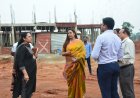 *नव पदस्थ जिला कलेक्टर ने पदभार ग्रहण करते ही क्षेत्र के विकास कार्यों का किया निरीक्षण**