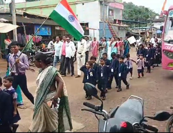 *नक्सली मुक्त औंधी क्षेत्र में मनाया गया स्वतंत्रता दिवस*