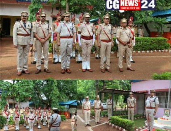 *स्वतंत्रता दिवस के पावन अवसर पर व्हीआईपी सुरक्षा वाहिनी, माना-रायपुर में सेनानी श्रीमती पूजा अग्रवाल ने किया ध्वजारोहण