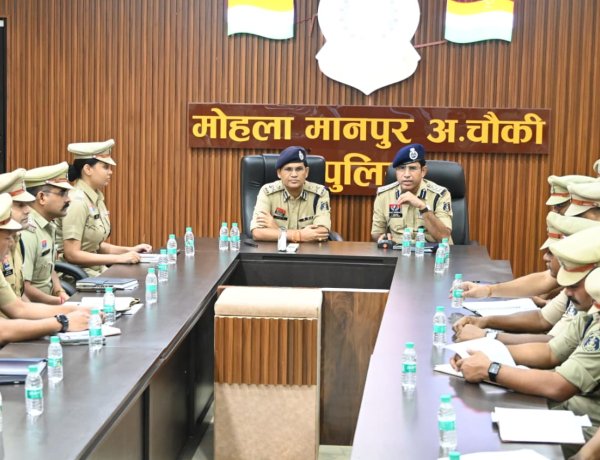 *राजनांदगांव रेंज IG रहे जिला MMAC के दौरे पर, आकस्मिक किया निरीक्षण*