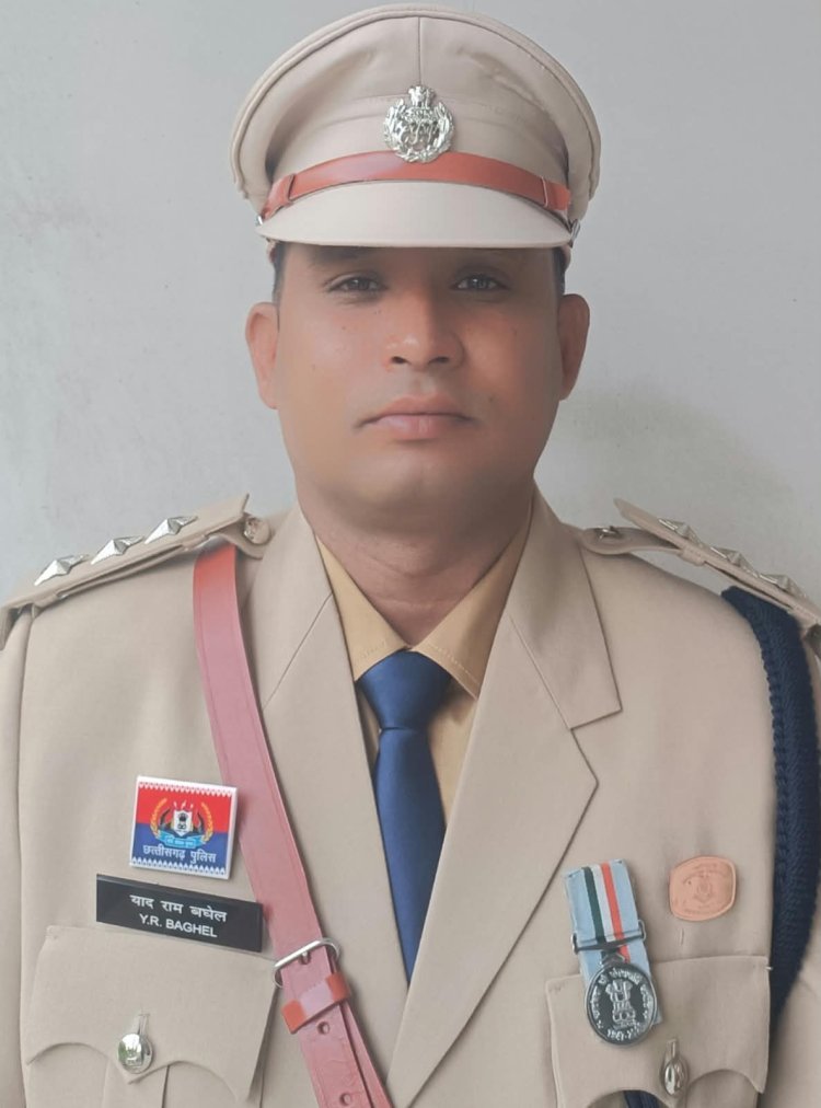 *नक्सली मुक्त छत्तीसगढ़ के लिए DSP बघेल को राष्ट्रपति द्वारा दिया गया वीरता पुरस्कार*