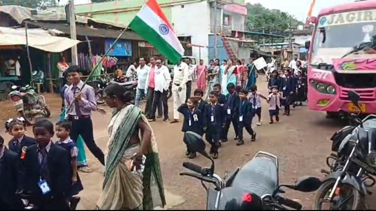 *नक्सली मुक्त औंधी क्षेत्र में मनाया गया स्वतंत्रता दिवस*