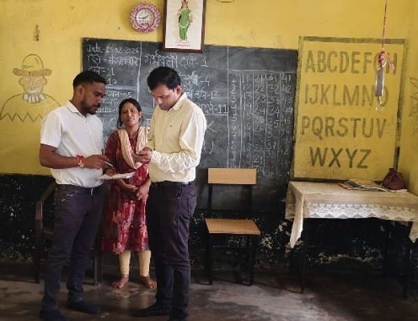 *महिला एवं बाल विकास के कार्यक्रम अधिकारी ने अचानक किया आंगनबाड़ी केंद्रों का निरीक्षण*