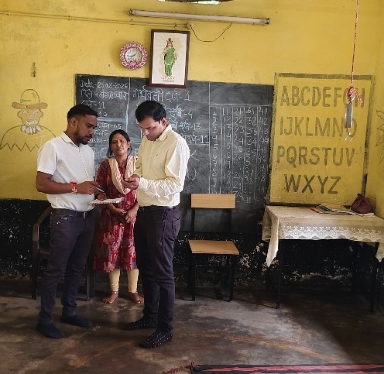 *महिला एवं बाल विकास के कार्यक्रम अधिकारी ने अचानक किया आंगनबाड़ी केंद्रों का निरीक्षण*