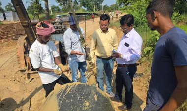 *प्रधानमंत्री सड़क योजना का अभियंता ने कार्य स्थल पर पहुंच कर किया निरीक्षण, दिए गए आवश्यक निर्देश*