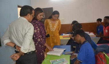 *कलेक्टर तनुजा सलाम ने जिला मुख्यालय स्थित सेजेस विद्यालय का किया निरीक्षण*