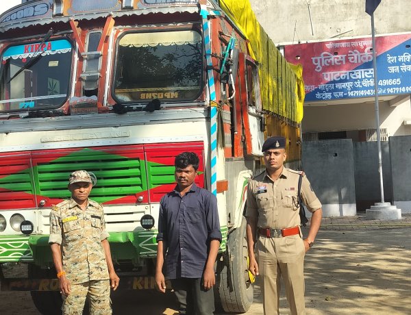 *अवैध रूप से पशुओं का परिवहन करने पर पाटनखास पुलिस विभाग द्वारा की गई कार्रवाई*
