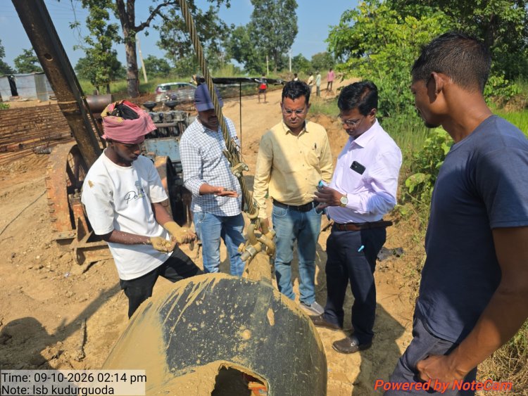 *प्रधानमंत्री सड़क योजना का अभियंता ने कार्य स्थल पर पहुंच कर किया निरीक्षण, दिए गए आवश्यक निर्देश*