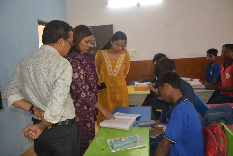 *कलेक्टर तनुजा सलाम ने जिला मुख्यालय स्थित सेजेस विद्यालय का किया निरीक्षण*