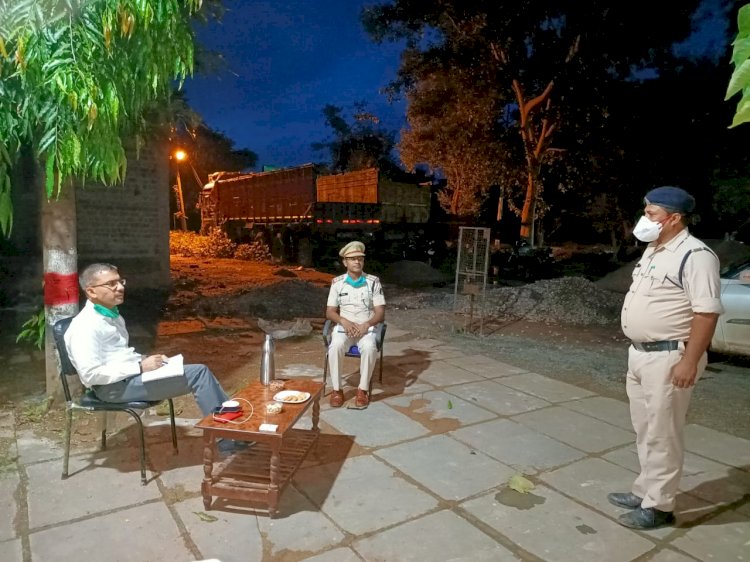 जिला  पुलिस अधीक्षक  जितेंद्र मीणा द्वारा जिले के गुण्डरदेही थाना का आकश्मिक निरीक्षण किया गया.....