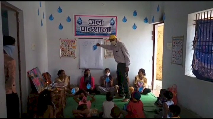 बालोद जिले केविधायक कुँवर नगर के समीप डुड़िया में खुला राज्य का प्रथम जल पाठशाला