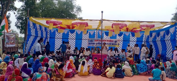 दिल्ली में आंदोलनरत किसानों के समर्थन में कांग्रेसियों ने निकाली एक दिवसीय पदयात्रा