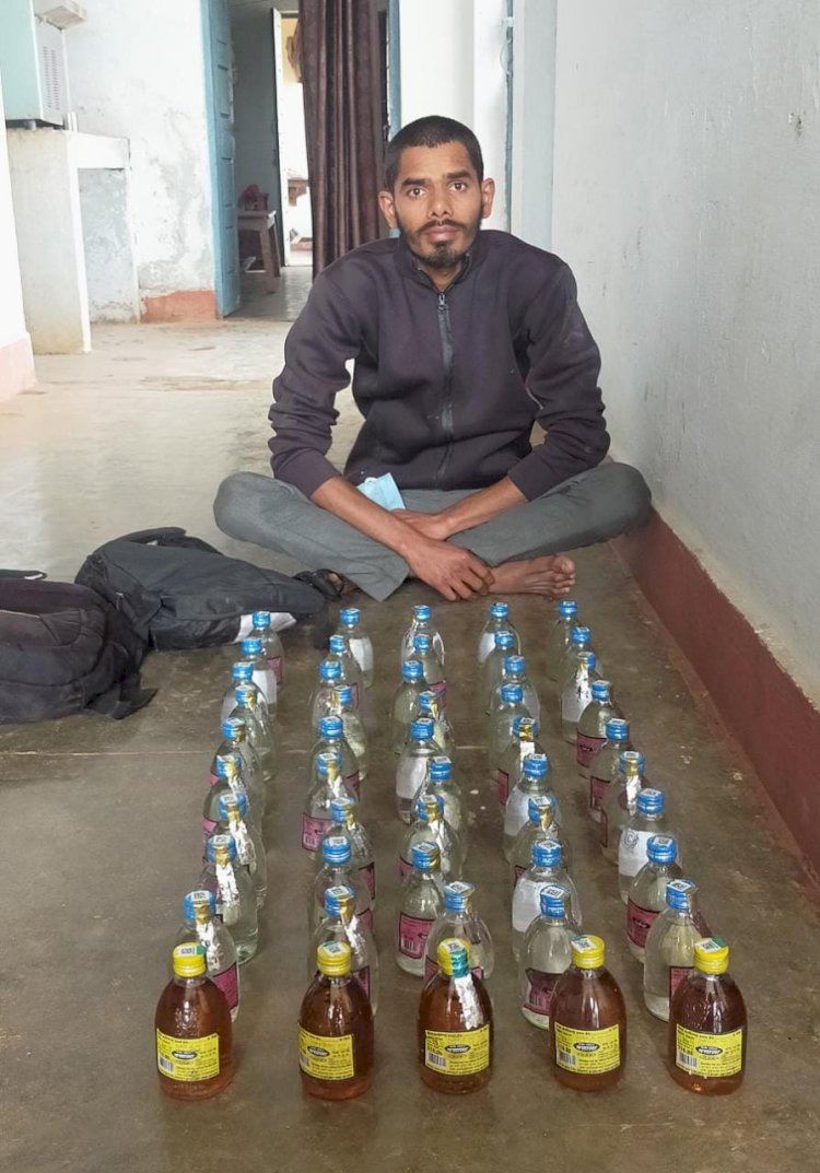 अवैध शराब परिवहन करने पर अर्जुंदा पुलिस की कार्यवाही बड़ी कार्यवाही