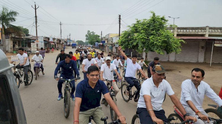 निजात अभियान के तहत पुलिस अनुविभाग खैरागढ़ द्वारा निजात दौड़/सायकल/बाइक रैली का आयोजन बेहतरीन पहल।