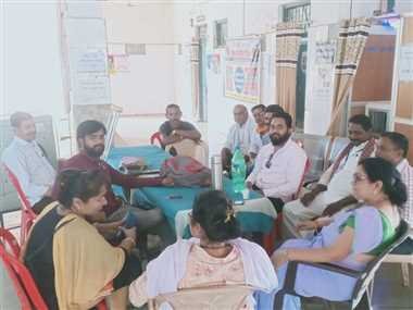 स्वास्थ्य एवं बहुद्देशीय कर्मचारी संघ की बैठक सामुदायिक स्वास्थ्य केंद्र अर्जुंदा में रखी गई....