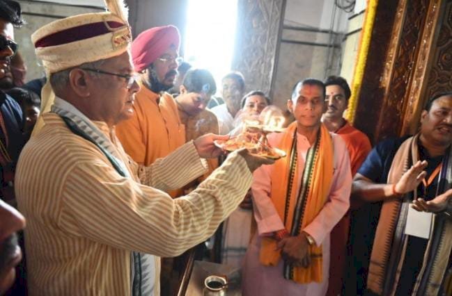 Chhattisgarh मुख्यमंत्री भूपेश ने भगवान जगन्नाथ के किए दर्शन, अच्छी बारिश होने की कामना की