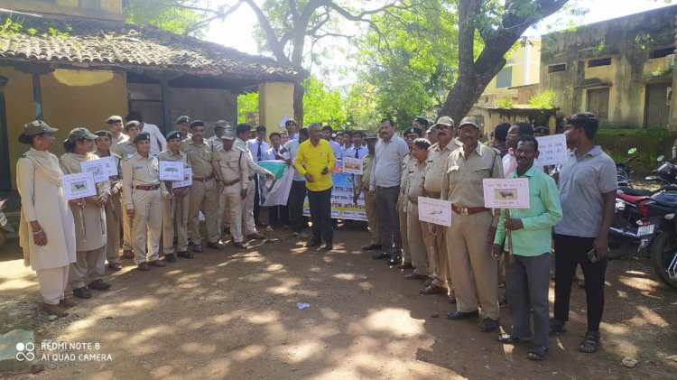 जिले में वन एवं वन्य प्राणी सुरक्षा संरक्षण सप्ताह के तहत वनमंडलाधिकारी के निर्देश पर वन वन्यप्राणी सुरक्षा हेतु निकाली गई जागरूकता रैली