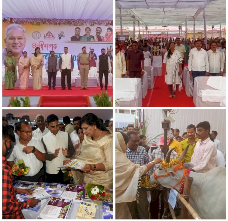 गरिमामय वातावरण में हुआ जिला स्तरीय राज्योत्सव का आयोजन मुख्यमंत्री भूपेश बघेल के नेतृत्व में छत्तीसगढ़ की परंपरा, संस्कृति एवं त्यौहार को सहेजने का कार्य लगातार किया जा रहा है :- विधायक श्रीमती संगीता सिन्हा