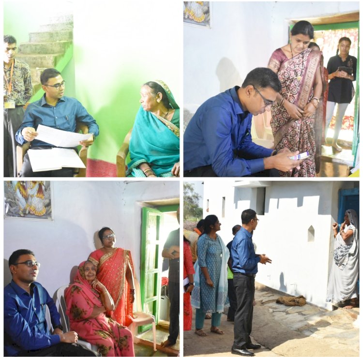 कलेक्टर कुलदीप शर्मा ने जिले के विभिन्न ग्रामों में पहुँचकर सामाजिक-आर्थिक सर्वेक्षण कार्य का किया निरीक्षण   कलेक्टर स्वयं निवास में पहुंच कर वस्तु स्थिति का लिया जायजा
