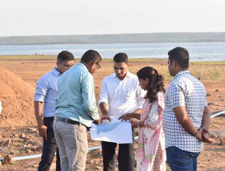 कलेक्टर कुलदीप शर्मा ने किया निर्माणाधीन तांदुला इको टूरिज्म पार्क का निरीक्षण प्रगतिरत कार्य को शीघ्र पूरा करने के दिए निर्देश
