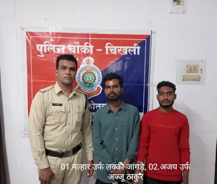 ढाबा मे अवैध शराब बिक्री करने वाले पर चौकी चिखली पुलिस की कार्यवाही...3.060 बल्क लीटर शराब जप्त