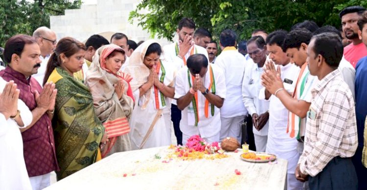 कांग्रेस की न्याय यात्रा शुरू, यात्रा में बड़ी संख्या में कांग्रेस नेता शामिल..