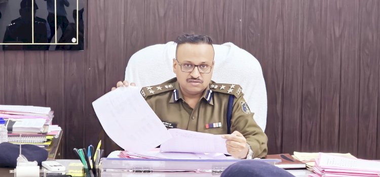  पुलिस महानिरीक्षक दुर्ग रेंज द्वारा नगर पुलिस अधीक्षक, भिलाई नगर कार्यालय का किया गया आकस्मिक निरीक्षण